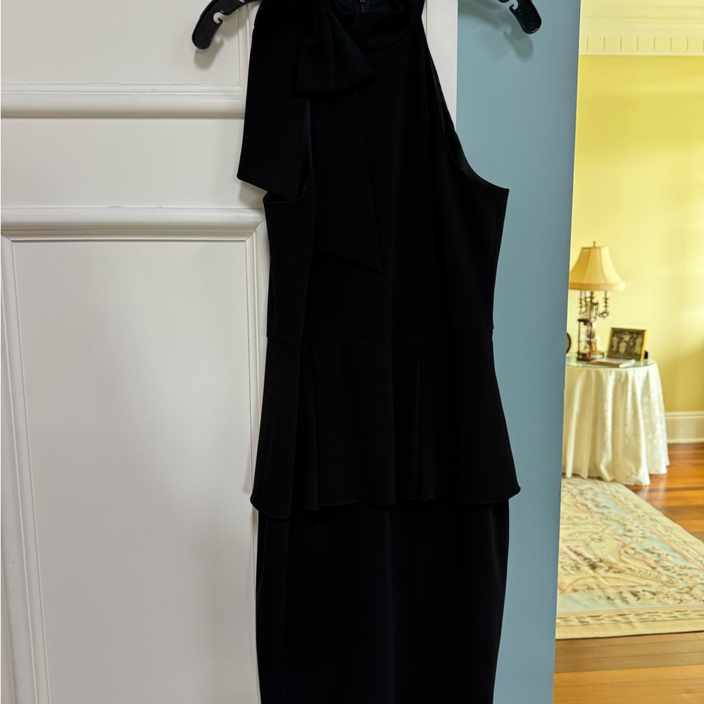 Badgley Mischka Elegant Black Sleeveless Dress. Size 10